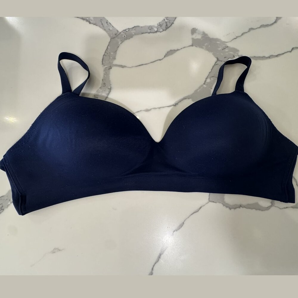 Best Selling! Soma Enbliss Wireless BraSize: 36DD Style No: 570222679, Navy - Picture 4 of 4